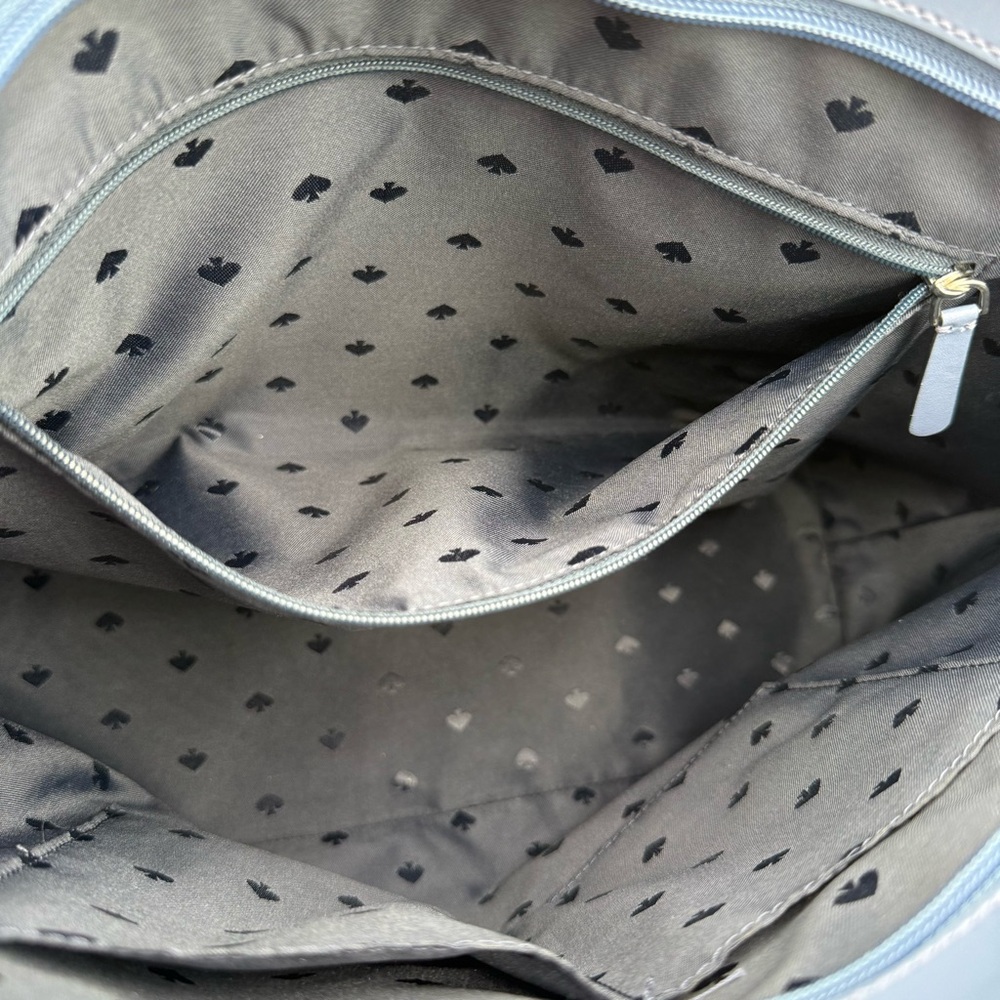 Kate Spade Blue and Black Tote Bag EUC - Picture 9 of 10